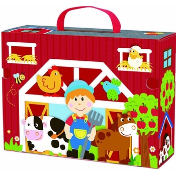 Tooky Toy Farma v kufríku 17 ks