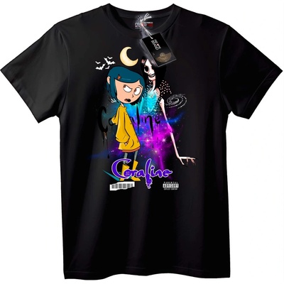 NOONEBRAND Тениска Coraline Филм - XL, White