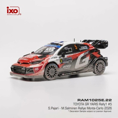 Toyota GR Yaris Rally1 Rallye Monte Carlo 2026 5 Pajari SalminenIXO 1:43