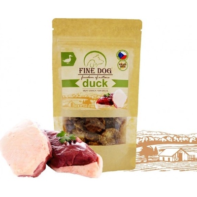 FINE DOG Freedom on Nature Grain free Kačacie chipsy 80 g