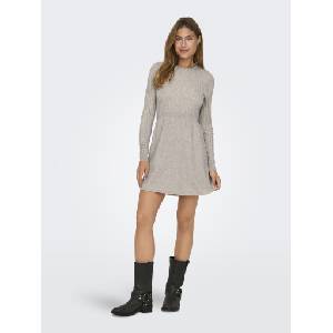 ONLY Бежови трикотажни рокли ONLFIA ONLY | Bezhov | ЖЕНИ | XS