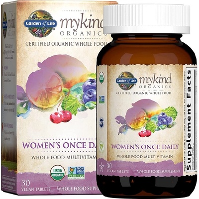 Garden of Life Mykind Organics Womens Once Daily, 30 Vegan Tablets