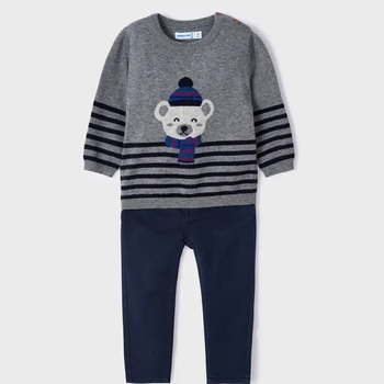 Image 1 of Mayoral Комплект панталон и пуловер за бебе момче Майорал