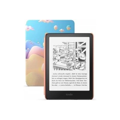 Amazon Kindle Paperwhite Kids (latest generation) - Larger, anti-glare 7-inch display - With Kindle, children read on average for more than 45 minutes - 16 GB - Deep sea design - SA568B
