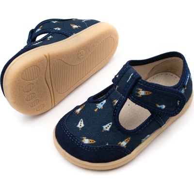 Mido Shoes detské Barefoot papuče MIDO SHOES SPACE