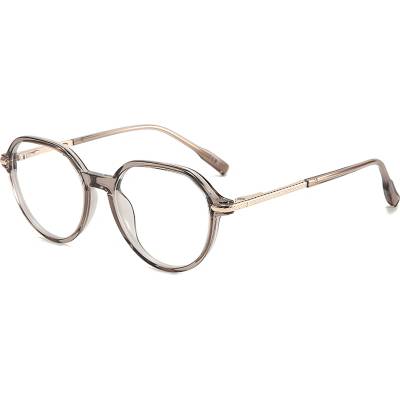 Techsuit Очила за компютър Techsuit Premium Anti-Blue Light Glasses Reflex PC (TM1062) - унисекс, Browline - Прозрачен кафяв