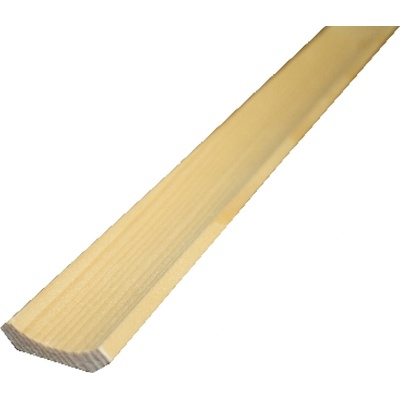 Dřevocentrum CZ, a.s. Smrková lišta rohová vnitřní RV 25 x 25 x 2 000 mm