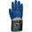 Portwest a304 grip c13 / Нитрилни ръкавици с удължен маншет - синьо/сиви m (a304g4rm)