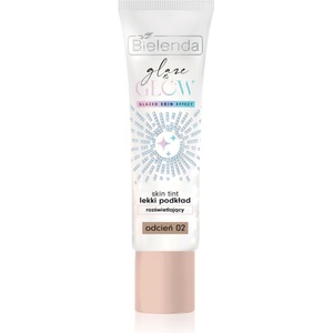Bielenda GLAZE & GLOW лек фон дьо тен с озаряващ ефект цвят 02 30 гр