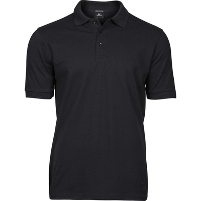 TeeJays polokošile TJ 1405 elastická krátký rukáv pánská COT-18140500201 černé