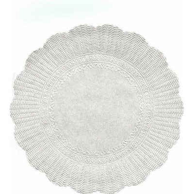Rozetky průměr 30 cm - bílé (500 ks)