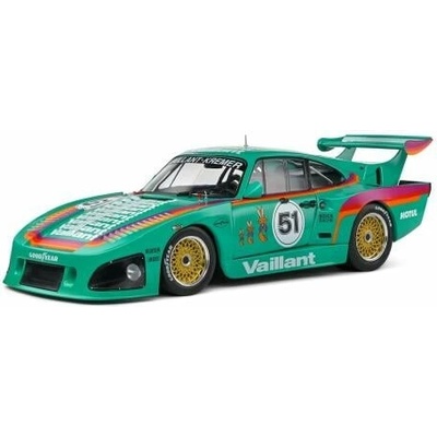 SOLIDO PORSCHE 935 K3 GREEN #51 VAILLANT 1977 S1807205 1:18