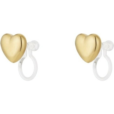 ORNAMENTI Pozlacené náušnice Heart gold OOR589