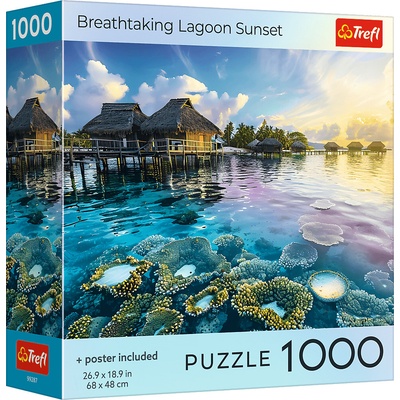 TREFL Západ slnka nad lagúnou 1000 dielov