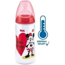 Nuk kojenecká láhev na učení Disney Mickey s kontrolou teploty 300 ml 4008600381679