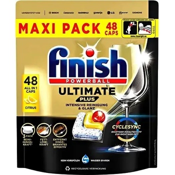 Finish Ultimate Plus лимон таблетки за съдомиялна 48 бр немски