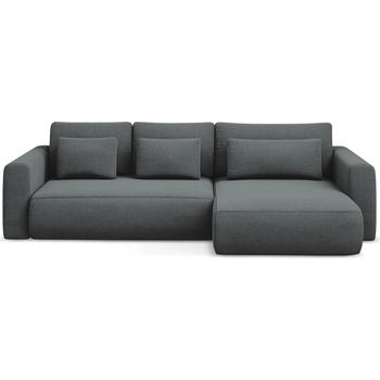 makamii Тъмносив разтегателен ъглов диван с място за съхранение (десен ъгъл) Kapua - Makamii (KAPUA_RCF_M_24_P1_C16)