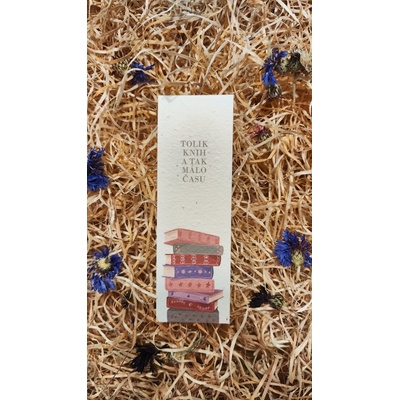 Nech lásku vyrůst Tolik knih a tak málo času, záložka