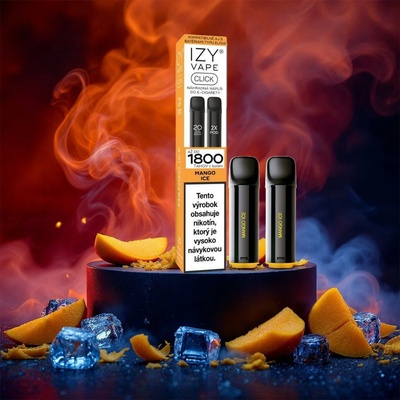 IZY VAPE IZY CLICK 2x2ml Mango ICE 20 mg Black