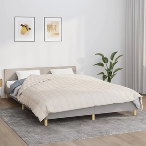 Pure Line Home Тежко одеяло светлокремаво 200x220 см 13 кг