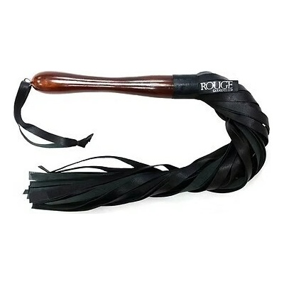 ROUGE Wooden Handle Leather Flogger