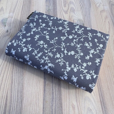 Obal na knihu Kytičky na šedé S1618 – Zboží Dáma