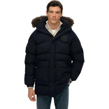 SUPERDRY Анорак Superdry Everest Longline Baffled parka - Blue (Eclipse Navy)