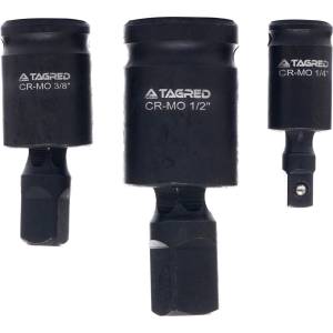 Tagred Съединителни ударни гнезда 1/2" 1/4" 3/8", комплект от 3 бр. ta4211 (ta4211)