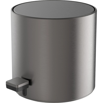 DECOR WALTHER Кошче за отпадъци в баня Bar с PVD покритие 23 см тъмен метал мат (0615459)