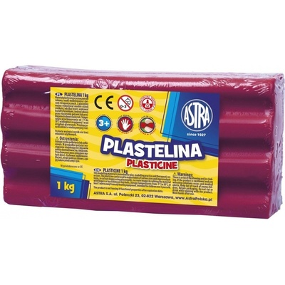 Astra Plastelína 1kg Purpurová