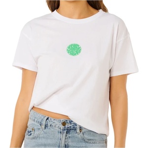 Rip Curl Дамска тениска Rip Curl Women's Icons Of Surf Relaxed Tee T-shirt - Optical White - размер XL (916-4242-0216)