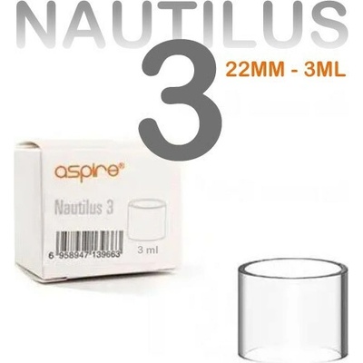 Nautilus 3 pyrex telo 22mm - 3ml