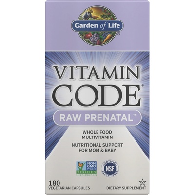 Garden of Life Vitamin RAW Prenatal 180 kapsúl