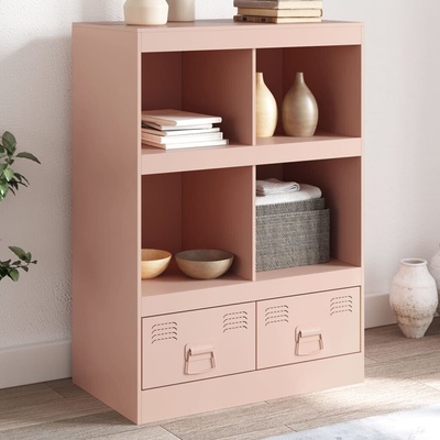 vidaXL 11461.841800 Highboard růžový 67 x 39 x 95 cm ocel