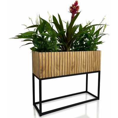 Fiorino Stojan na květiny Loft dub 62 x 22 x 50 cm