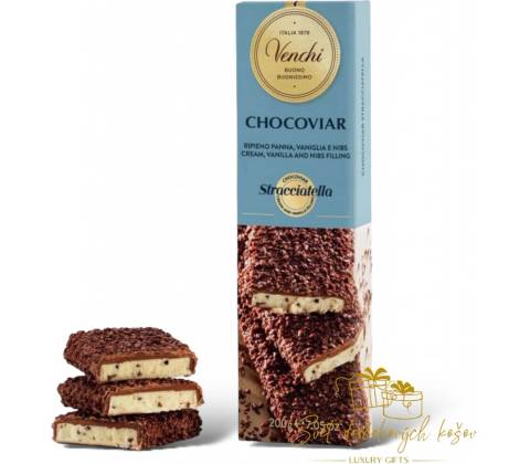 VENCHI Chocaviar Stracciatella Bar 200 g