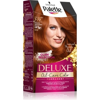 Schwarzkopf Palette Deluxe перманентната боя за коса цвят 7-77 Intensive Shiny Copper