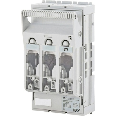 001690870 Odpínač pojistkový řadový 3pól. KVL-00 3p M8-M8, ETI