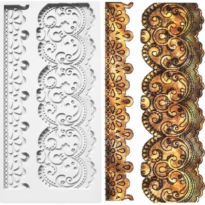 Cakesicq Silikónová forma na okraje rustikálna 25x12cm