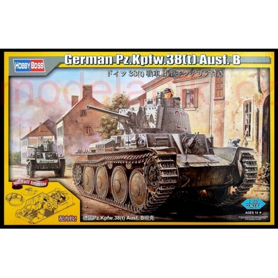 Hobby Boss German Panzer Kpfw.38 t Ausf.B with Interior 1:35