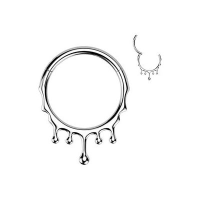 Šperky4U Piercing segment kruh TITAN TIT1617-1210