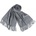 Šál typu pashmina so strapcami šedá