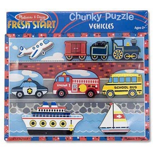 Melissa & Doug 13725 Пъзел превозни средства 9ч (13725)