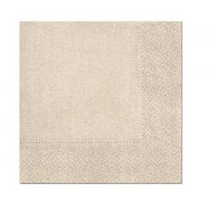 PAW Хартиени салфетки бежови 33 x 33 см