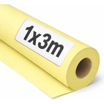 OFITURIA Kraft Paper Yellow Pastel - Roll 1 × 3 m - 3 Rolls - Wrapping Paper and Packaging Paper - Craft Paper for DIY, Decoration and Sewing Patterns - Tear-Resistant and Easy to Cut - COM620-parent2 (COM620-