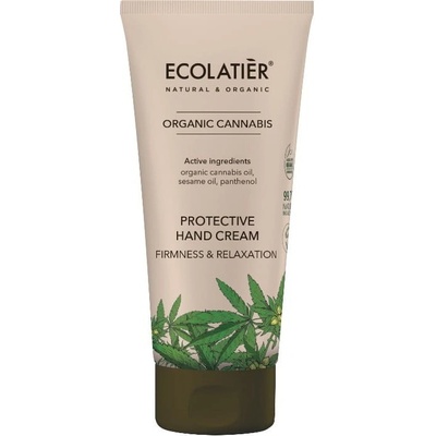EcoLatier krém na ruky Cannabis ochranný Organic 100 ml