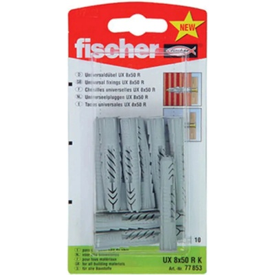 Fischer УНИВЕРСАЛЕН ДЮБЕЛ Ф8Х50ММ 10 БРОЯ fischer ux r k (4006209908709)