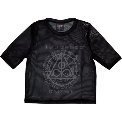 Lamb Of God Omens Clock Black L Дамски Риза (LAMBMCT17LB03)
