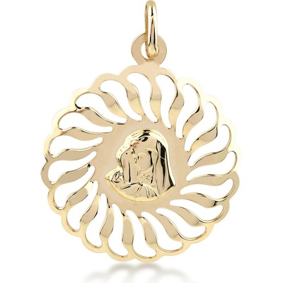 Lillian Vassago Zlatý přívěsek Madonka LLV22 GP005