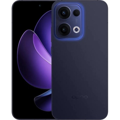 Смартфон Oppo Reno13 5G (син), поддържа 2 SIM карти, 6.59" (16.73 cm) FHD+ AMOLED 120Hz дисплей, осемядрен MediaTek Dimensity 8350 3.35 GHz, 12GB LPDDR5X, 256GB Flash памет, 50 + 8 + 2 & 50 Mpix камери, Android (110010235376)